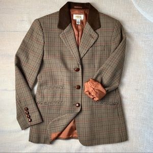 ◐ Vιnтage ◑ Talbots Houndstooth Blazer